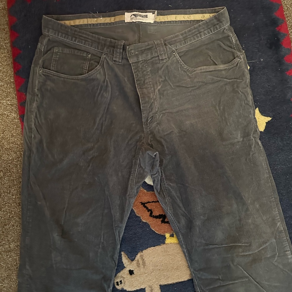 Mountain Khakis Men's Dark Gray Corduroy Pants